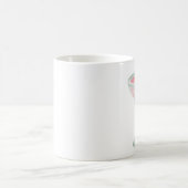 ピンクのマルガリータ コーヒーマグカップ (中央)