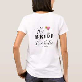 ピンクのマルガリータ - 花嫁チーム バチェラー・パーティー  Tシャツ
