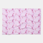 ピンクのマルティーニの台所、Bath、バータオル キッチンタオル (横)