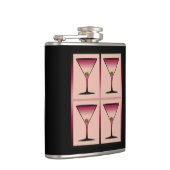 ピンクのマルティーニ フラスク (右)