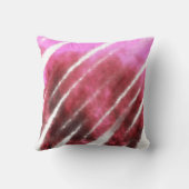 ピンクのマロン水カラー抽象芸術スプラッシュパターンs クッション (裏面)