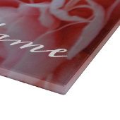 ピンクのマロー カッティングボード (角)