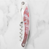 ピンクのマロー ソムリエナイフ (正面)
