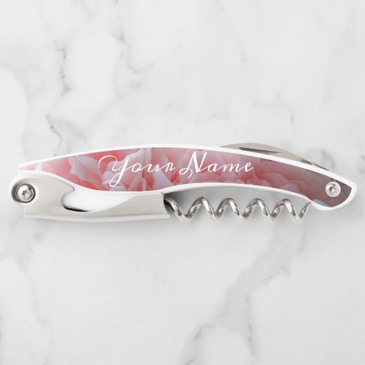 ピンクのマロー ソムリエナイフ (正面)