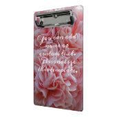 ピンクのマロー ミニクリップボード (アングル2)