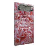 ピンクのマロー ミニクリップボード (アングル)