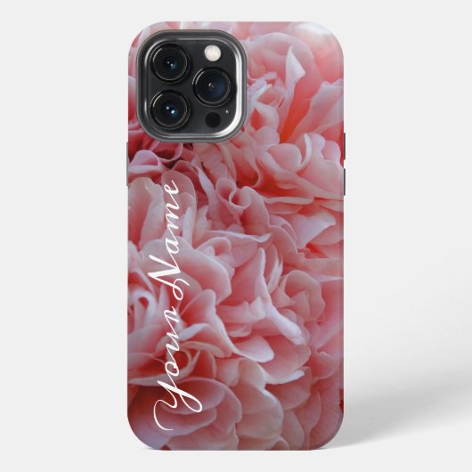 ピンクのマロー iPhoneケース (裏面)