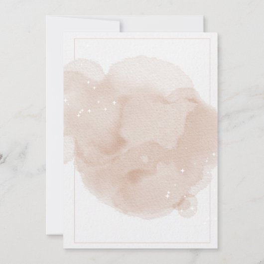 ピンクのマーベルの赤ちゃんシャワーの招待状 招待状 (裏面)