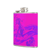 ピンクのマーメイドお尻フラスコ フラスク (左)