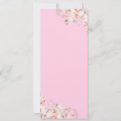 ピンクのミス・キンセアニエラVIPアクセス 招待状 (裏面)