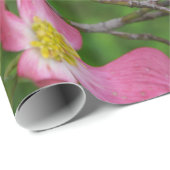 ピンクのミズキのギフトの包装紙 ラッピングペーパー (ロールコーナー)