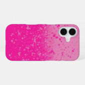 ピンクのミニマリズム iPhone 16ケース (裏面横)