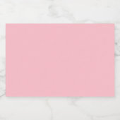 ピンクのミニリカールラベル リキュールボトルラベル (シングルラベル)