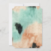 ピンクのミントクリーム サウスウエストカウガールカウハイド 招待状 (裏面)