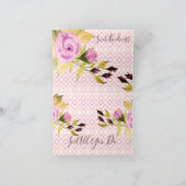 ピンクのメイブと紫のカード 案内状 (内部)