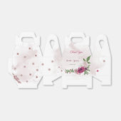 ピンクのメイブの花が緑 フェイバーボックス (折り畳みなし)