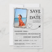 ピンクのメキシコ パスポート Save The Date セーブザデート (裏面)