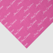 ピンクのメリークリスマス 薄葉紙 (詳細)