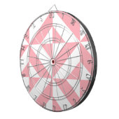 ピンクのメロン幾何学的なデコキューブパターン ダーツボード (正面右)