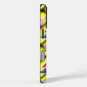 ピンクのモザイク人魚が浮かび上がる Case-Mate iPhoneケース (裏面 / 右)