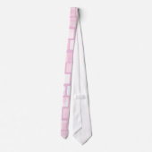 ピンクのモザイク ネクタイ (裏面)