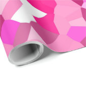 ピンクのモザイク ラッピングペーパー (ロールコーナー)