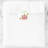 ピンクのモスクのシール ラウンドシール (バッグ)