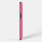 ピンクのモダン「史上最高の母」iPhoneケース iPhoneケース (右側面)