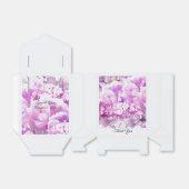 ピンクのモノクロ混合フローラ優先ボックス フェイバーボックス (折り畳みなし)