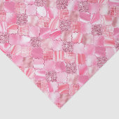 ピンクのモロッコクローバーパターン 薄葉紙 (詳細)