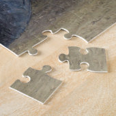 ピンクのモンスタートラック ジグソーパズル (側面)