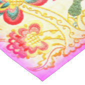 ピンクのヤシの木のテーブルクロス テーブルクロス (アングル)