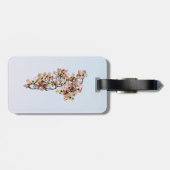 ピンクのヤナギの枝 ラゲッジタグ (裏面横)