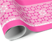 ピンクのユダヤ人の星条旗 ラッピングペーパー (ロールコーナー)