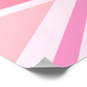 ピンクのユニオンジャック/フラグ ポスター (角)