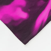 ピンクのユニコーンのエアブラシの芸術のフリースブランケット フリースブランケット (角)