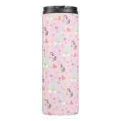 ピンクのユニコーン魔法の王女のガーリー誕生日の子供 タンブラー (裏面)