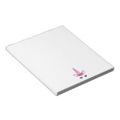 ピンクのユニコーン ノートパッド (アングル)