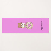 ピンクのユニコーン ヨガマット (正面(横))