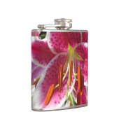 ピンクのユリのピンクのフローラピンクの花の熱帯花 フラスク (右)