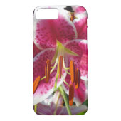 ピンクのユリのピンクのフローラピンクの花の熱帯花 Case-Mate iPhoneケース (裏面)