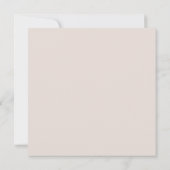 ピンクのユリ結婚の花 招待状 (裏面)