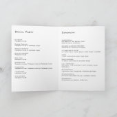 ピンクのユリ結婚の輪郭 プログラム (内部)