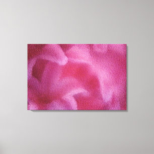 ピンクのユリ絵画の花のアート – ラップされたキャンバス キャンバスプリント