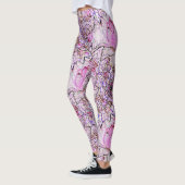 ピンクのユリ…... レギンス (左)