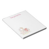 ピンクのライオンタブレット ノートパッド (アングル)
