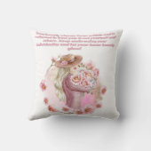 ピンクのライフピロー感動的ル クッション (裏面)