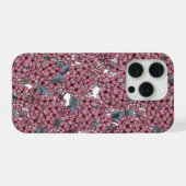 ピンクのライラックの庭 iPhoneケース (裏面横)