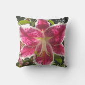 ピンクのライリピンクの熱帯花ピンクのフローラ アウトドアクッション (正面)