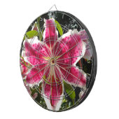 ピンクのライリピンクの熱帯花ピンクのフローラ ダーツボード (正面右)